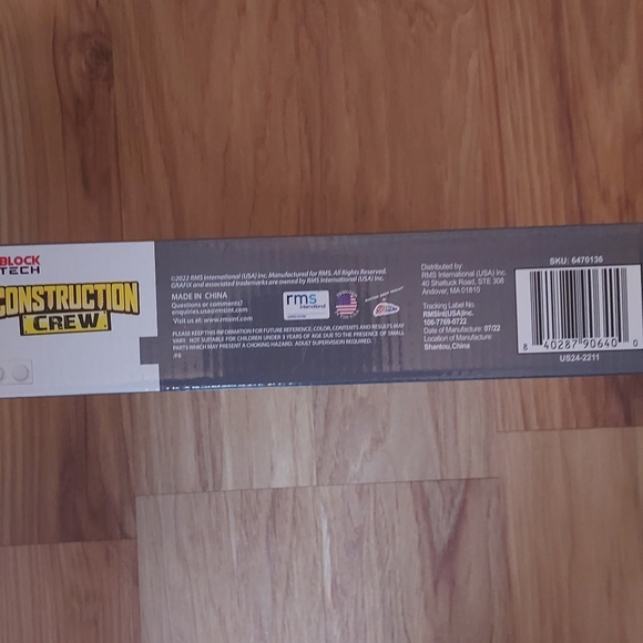 Block Tech Construction Crew Mining Cave Driller Building Set Sealed 204 Pieces - Picture 8 of 9